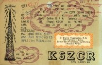 QSL Card to K6JI from K6ZCR