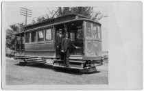 Trolley conductors on Trolley No. 14