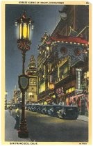 Street Scene at Night, Chinatown, San Francisco, Calif. 80