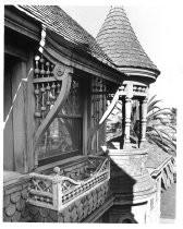 Detail of exterior, Winchester Mystery House