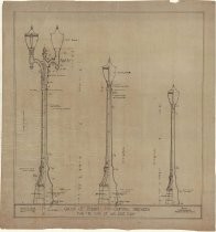 "Group of Designes for Lighting Standards for the City of San Jose Calif"