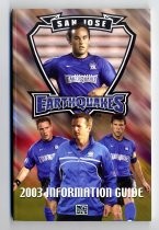 San Jose Earthquakes 2003 Information Guide