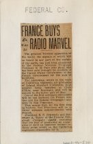 France Buys Radio Marvel