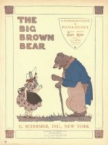 The big brown bear : a humorous song with piano accompaniment