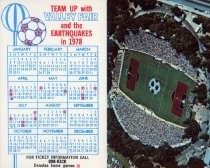 San Jose Earthquakes 1978 schedule