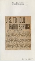 U.S. To Hold Radio Service