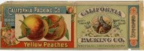 California Packing Company Yellow Peaches