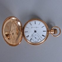 Gold pocket watch