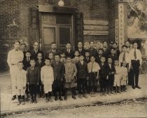 San Jose's Chinese School in front of Ng Shing Gung