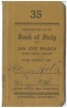 Bank of Italy Passbook, c. 1928