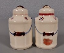 Milk cans salt & pepper shakers