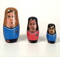 San Jose Earthquakes nesting dolls