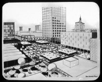 San Antonio Plaza architectural rendering, c. 1985