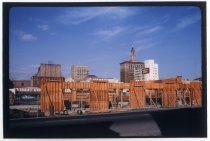 Construction, looking east from San Pedro Street