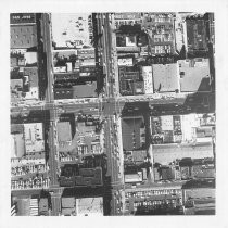 Aerial photograph of Santa Clara Street at Market Street