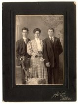 Portrait of Alex, Lucia and Alfred Malone, Jr