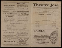 Theatre Jose program week of March 21, 1910