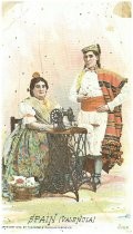 The Singer Manufacturing Co. trade card: Spain (Valencia)