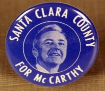 Santa Clara County for McCarthy political pin