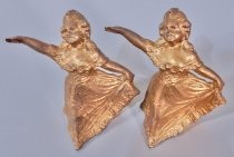 Dancing women salt & pepper shakers