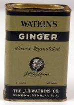 Watkins Ginger can
