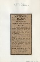 National Radio [Advertisement]