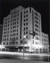 De Anza Hotel at night