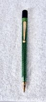 Green plastic mechanical pencil