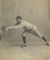 Portrait of unknown baseball player