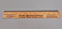 Heald's Business Colleges ruler