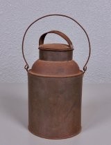 Milk can with lid & wire handle