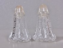 Glass salt & pepper shakers