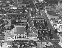 Aerial view of Market Street Plaza