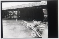 Flood damage at Chase Lumber