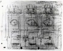 "Bread board type" audion amplifier, Federal Telegraph Company