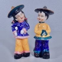 Chinese figurines salt & pepper shakers