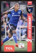 San Jose Earthquakes 2016 TCL trading cards