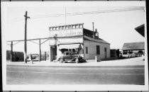 Early Southern Lumber offices and lumber lot