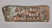 Simpson & Hack Fruit Co. stencil