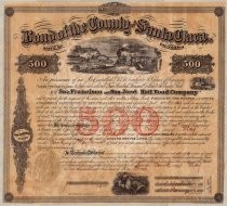 San Francisco and San Jose Railroad bond