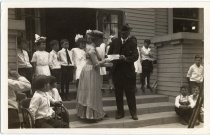 "Dedicating new school building, Willow Glen"