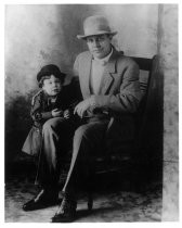 Portrait of William E. Riker and son Willis