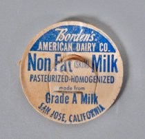 Borden's American Dairy Co. milk bottle cap