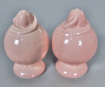 Pink salt & pepper shakers