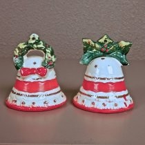 Christmas bell salt & pepper shakers