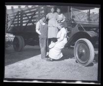 Group with wagon