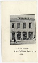 E. McLaughlin business, Grass Valley, 1860