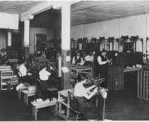 Glass Department with Evacuating Ovens, Moorhead Laboratories, San Francisco, 1922