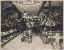 Interior of Chinese goods store