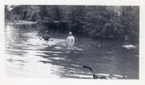 Man and woman in lake